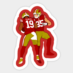 Deebo samuel x George kittle Sticker